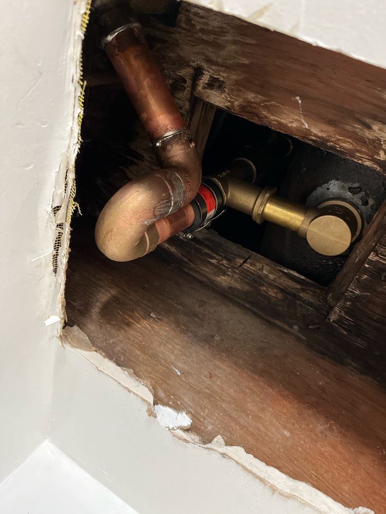 Repaired shut-off valve and supply line